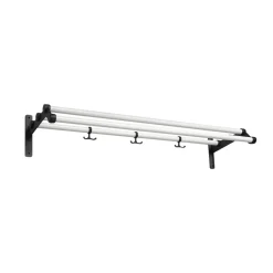 Nostalgi 291 hat shelf, White, black