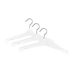 Nostalgi clothes hanger 3-pack, White