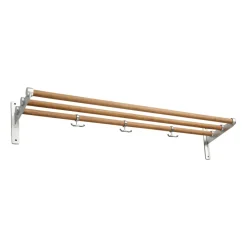Nostalgi hat shelf/ shoe shelf, Bambu-aluminum
