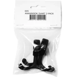 Nostalgi hook 2-pack, black
