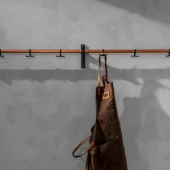 Nostalgi Hook rack, Birch, aluminium stand