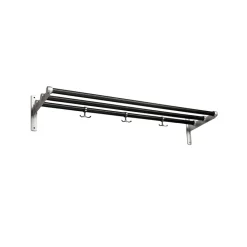 Nostalgi Shoe or hat shelf, Black, aluminium stand