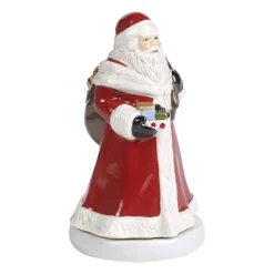 Nostalgic Melody music box Santa, Red-white
