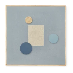 Noticeboard bulletin board + 3 magnets, Blue
