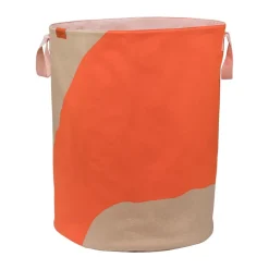 Nova Arte laundry basket 40x40x50 cm, Latte-orange