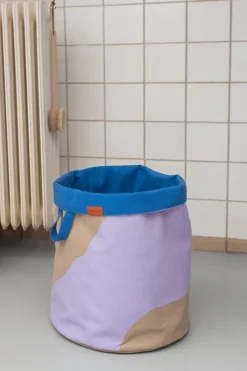 Nova Arte laundry basket 40x40x50 cm, Sand-lilac
