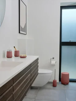 Nova soap dish, Peach red