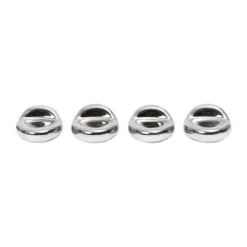 Nube pot feet 4-pack, Silver