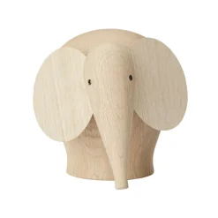 Nunu wooden elephant, medium