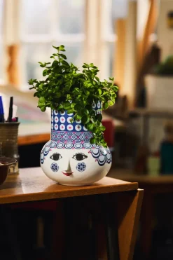 Olga vase 20 cm, Blue