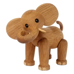 Ollie elephant decoration, Oak-Maple