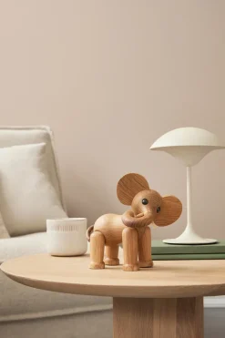 Ollie elephant decoration, Oak-Maple