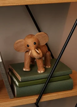 Ollie elephant decoration, Oak-Maple