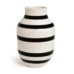 Omaggio vase large, black