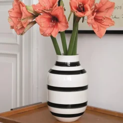 Omaggio vase large, black