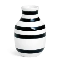 Omaggio vase small, black