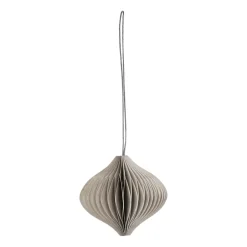 Onion baubles 4-pack, Beige