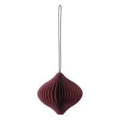 Onion baubles 4-pack, Red