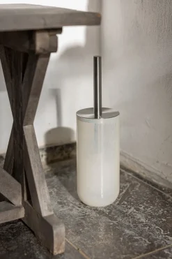 Opal toilet brush, Linen