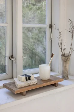 Opal toothbrush holder, Linen