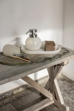 Opal toothbrush holder, Linen