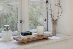 Opal toothbrush holder, Linen