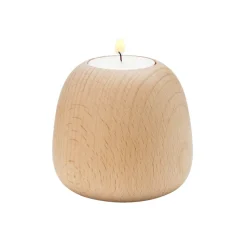 Ora candle sticks wood, large