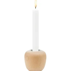 Ora candle sticks wood, large