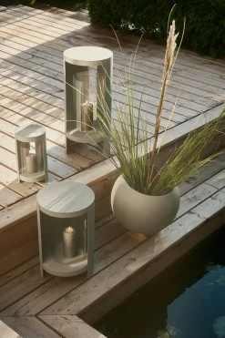 Ora lantern 43 cm, Taupe