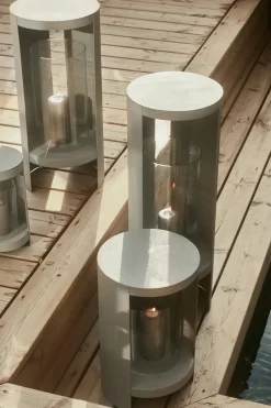 Ora lantern lamp 73 cm, Taupe