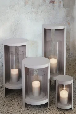 Ora lantern lamp 73 cm, Taupe