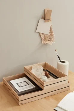 Organise storage box 25x34 cm, Wood