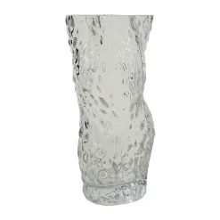 Ostrea Rock glass vase 30 cm, Clear