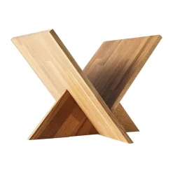 Ottawa magazine holder, Natural oak