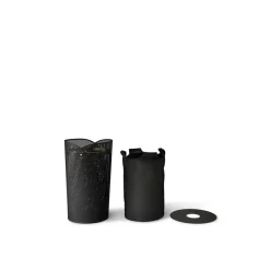 Oya laundry basket 75 L, Dark grey
