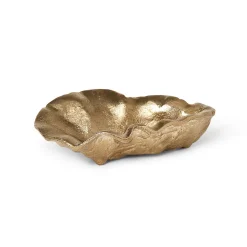 Oyster decoration bowl 10.5 cm, brass