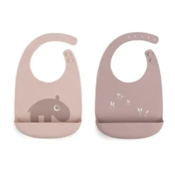 Ozzo bib 2-pack, Powder
