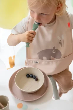 Ozzo bibs with Velcro 2-pack, Powder