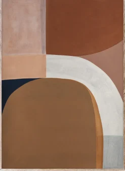 Painted Shapes 01 poster, 50x70 cm