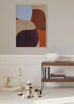 Painted Shapes 02 poster, 50x70 cm
