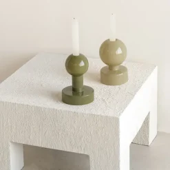 Pallo B spraycandle sticks 13 cm, Spray green