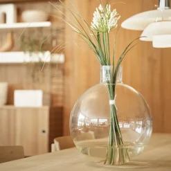 Pallo vase, Clear 37 cm