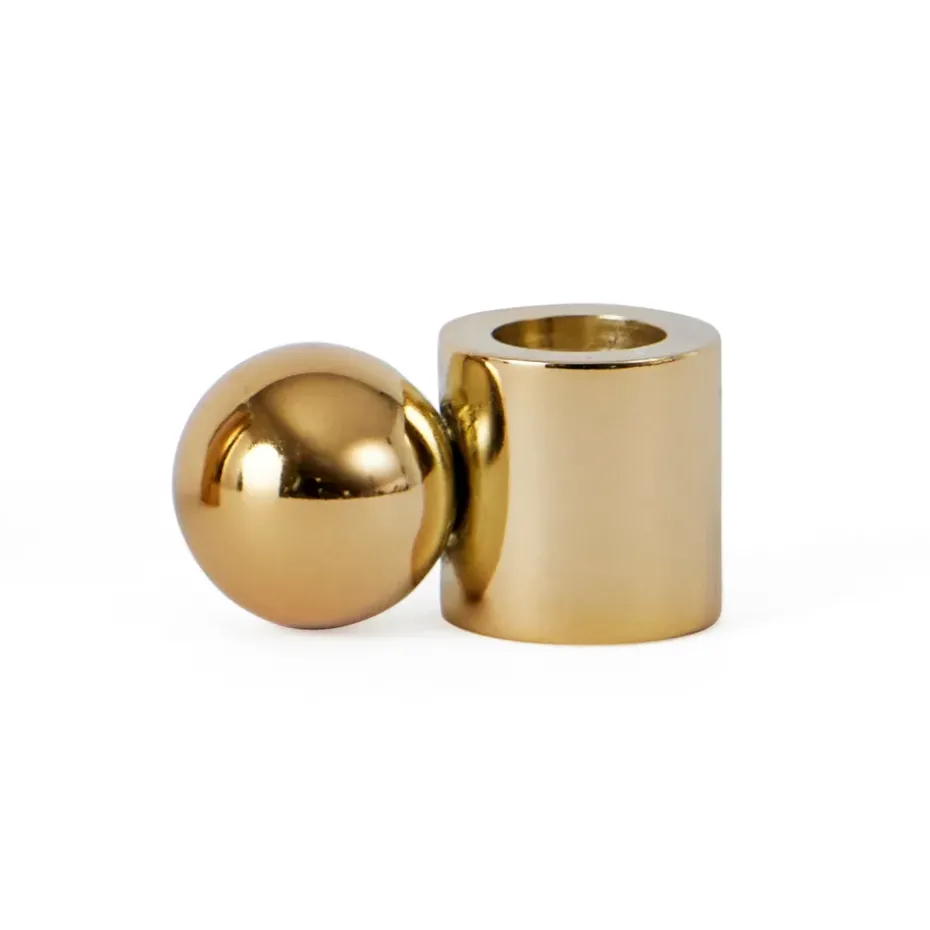 Palloa candle small, Brass