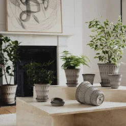 Pantheon raw pot, Grey, Ø25 cm