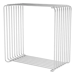 Panton Wire Single shelf 34,8x34,8x18,8 cm, Chrome