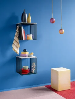 Panton Wire Single shelf 34,8x34,8x34,8 cm, Pine