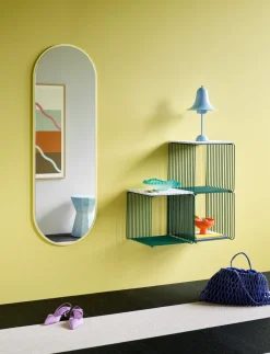 Panton Wire Single shelf 34,8x34,8x34,8 cm, Pine