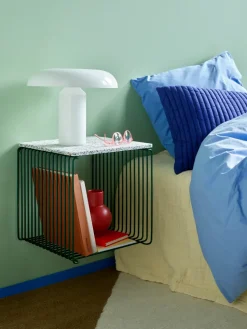 Panton Wire Single shelf 34,8x34,8x34,8 cm, Pine