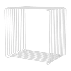 Panton Wire Single shelf 34,8x34,8x25,7 cm, Snow