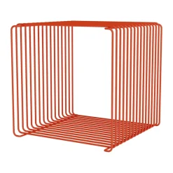 Panton Wire Single shelf 34,8x34,8x34,8 cm, Rosehip